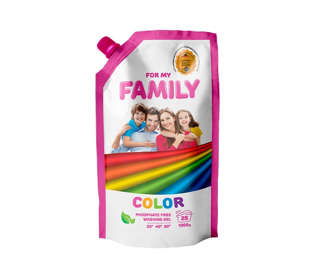 For My Family color fabric washing gel 1L